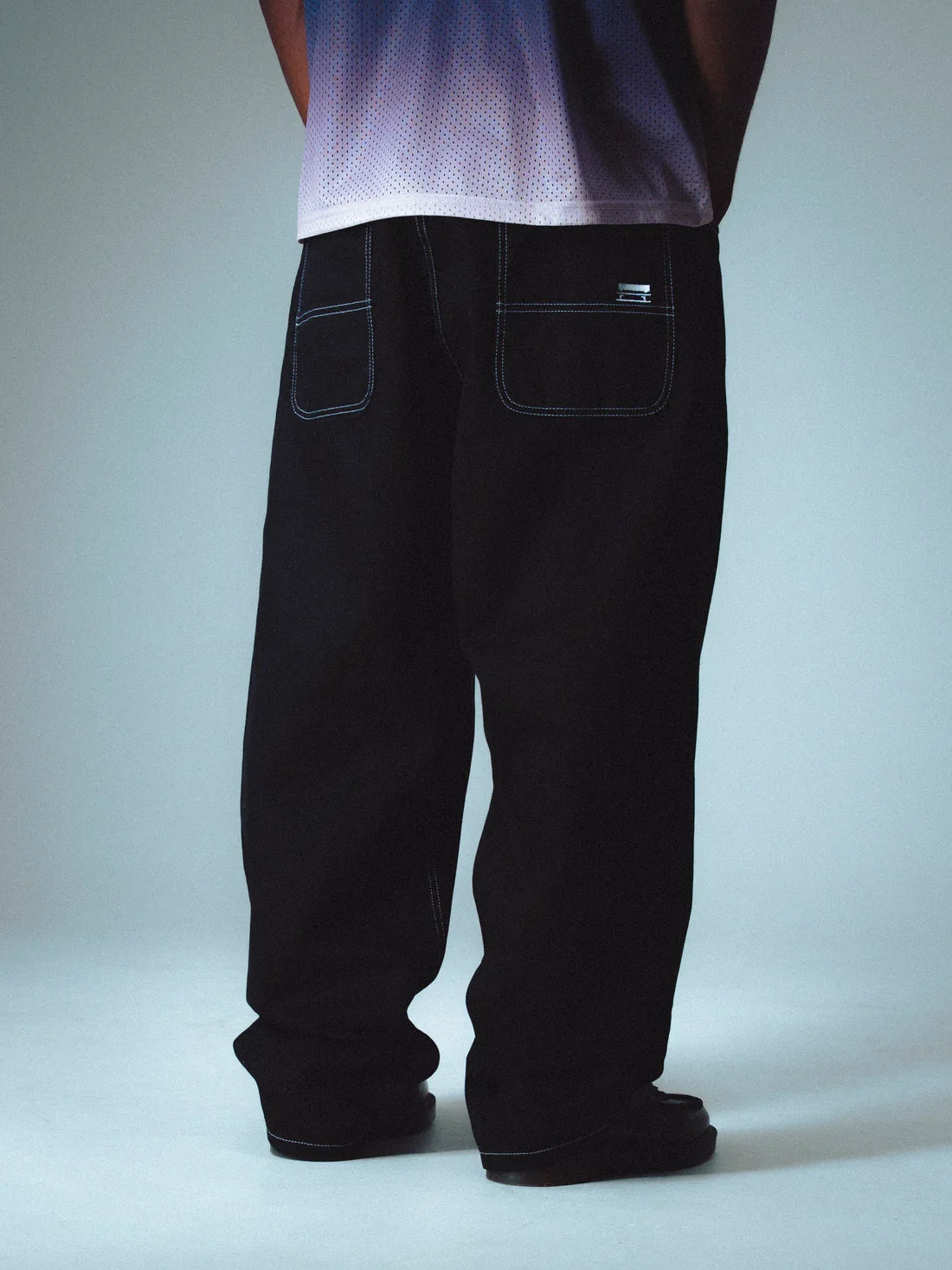 Pantalones holgados de mezclilla Jacker 'Classic' - Negro