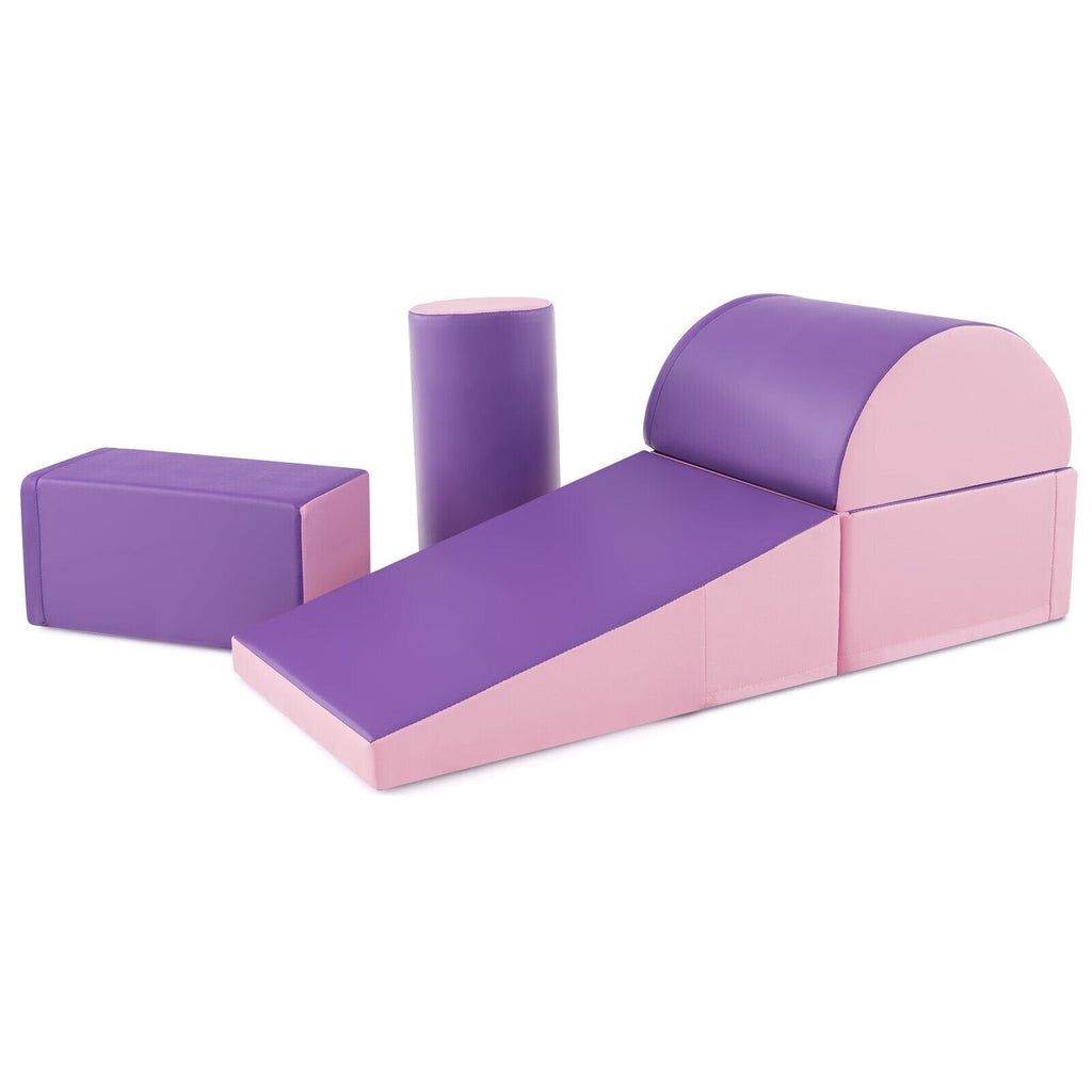 Juego de 5 piezas para trepar y gatear para niños - Morado