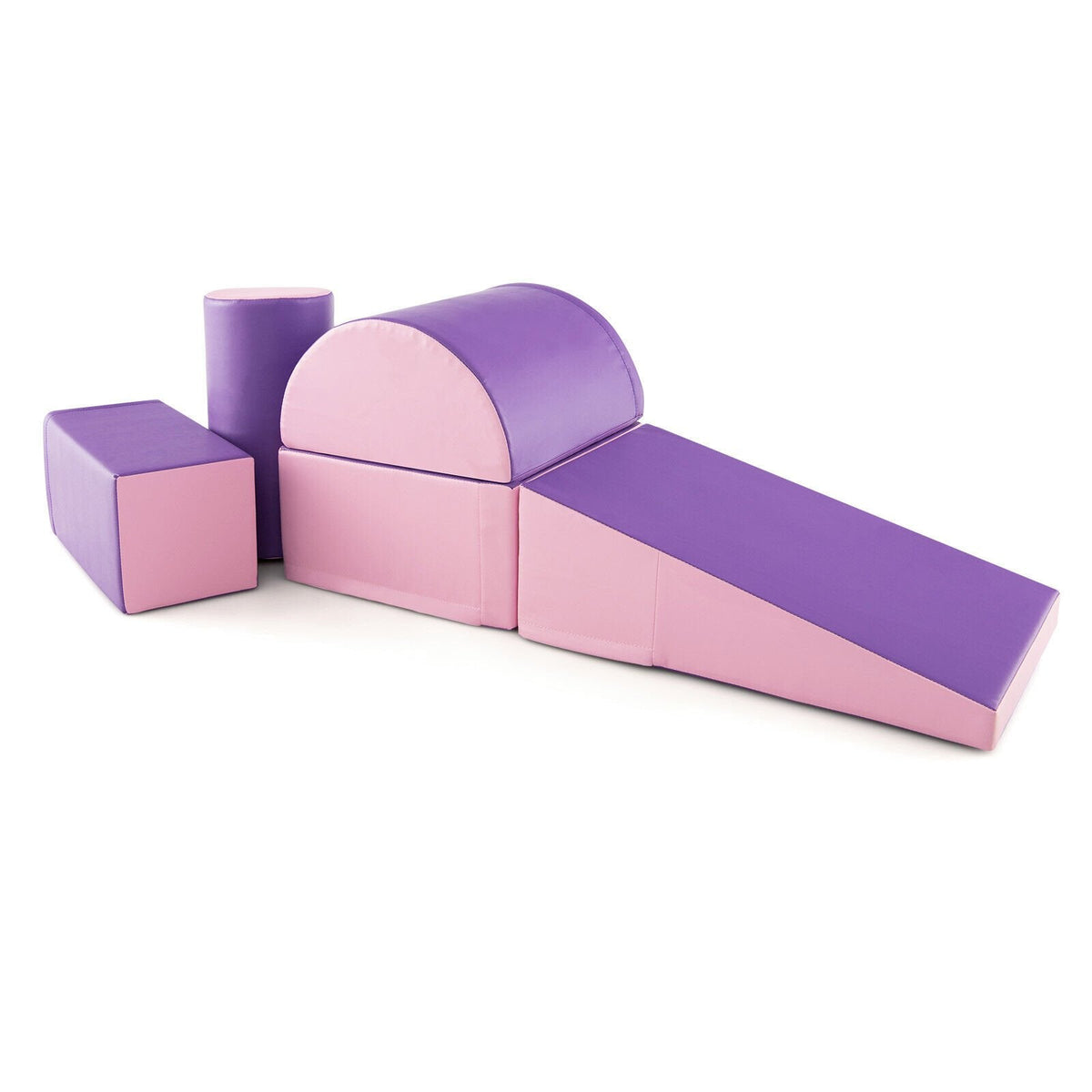 Juego de 5 piezas para trepar y gatear para niños - Morado
