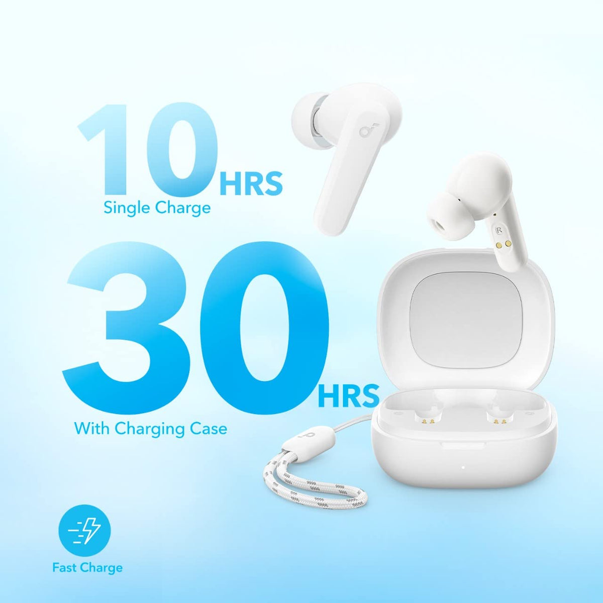soundcore by Anker P20i 完全ワイヤレスイヤホン、10mmドライバーによる迫力の重低音、Bluetooth 5.3、最大30時間長時間再生、IPX5防水規格、AI通話ノイズリダクション、22種類のプリセットイコライザー、アプリでカスタマイズ可能 🍁 All In One Marketplace Canada