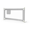 Barrière de lit bébé à levage vertical pour tout-petits, 57 pouces, avec verrouillage – grise