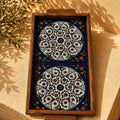 Handmade Palestinian Rectangular Ceramic Serving Tray –  6 × 12 in