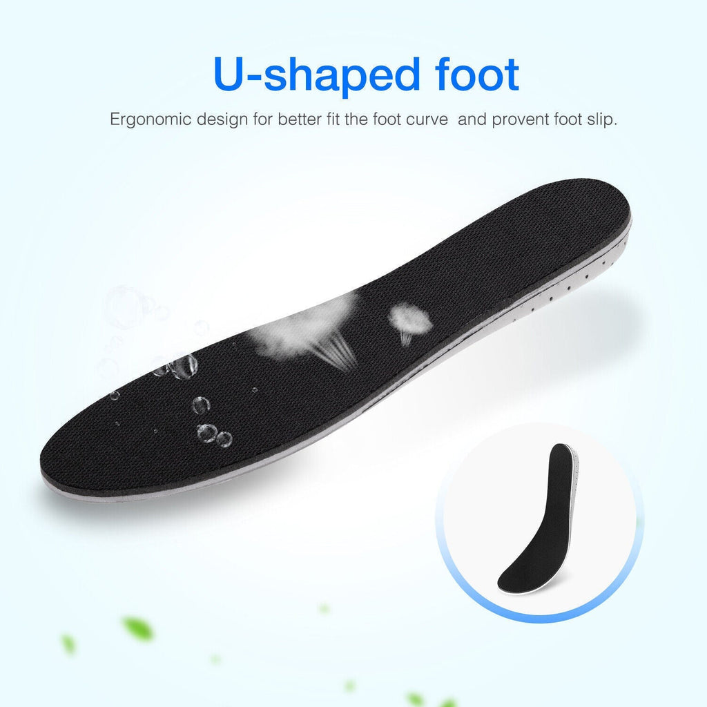 Men Women Invisible Height Increase Insoles Heel Lift Taller Shoe Puce Gaia