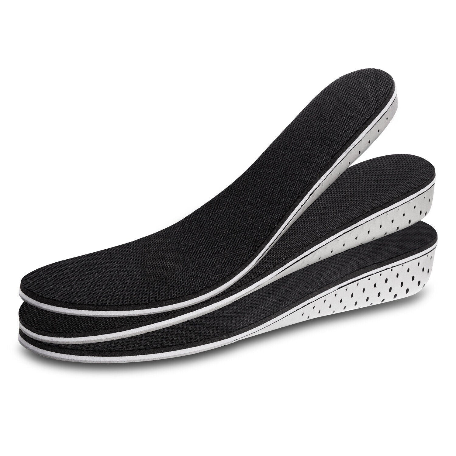 Men Women Invisible Height Increase Insoles Heel Lift Taller Shoe Puce Gaia