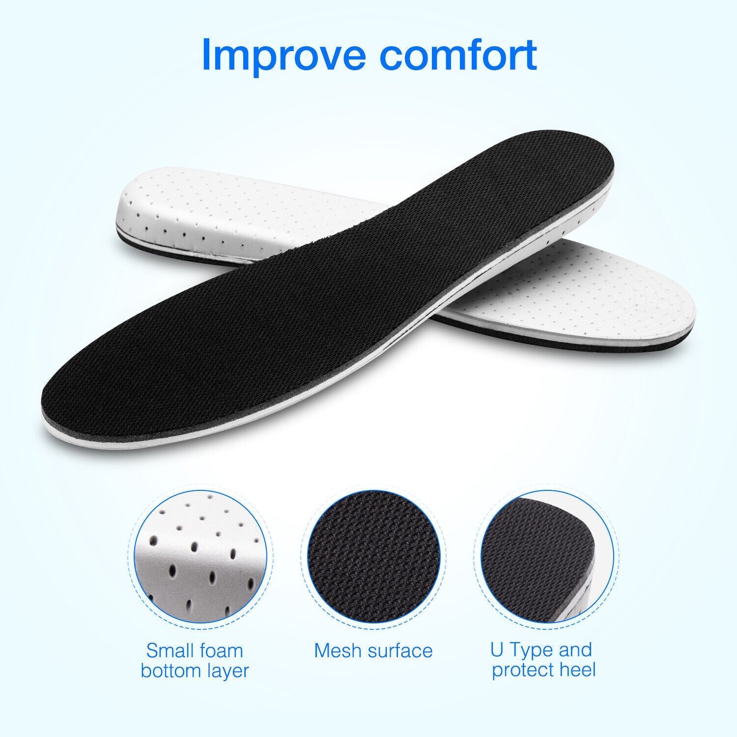 Men Women Invisible Height Increase Insoles Heel Lift Taller Shoe Puce Gaia