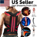 Adjustable Posture Corrector Low Back Support Shoulder Brace Belt For Puce Gaia