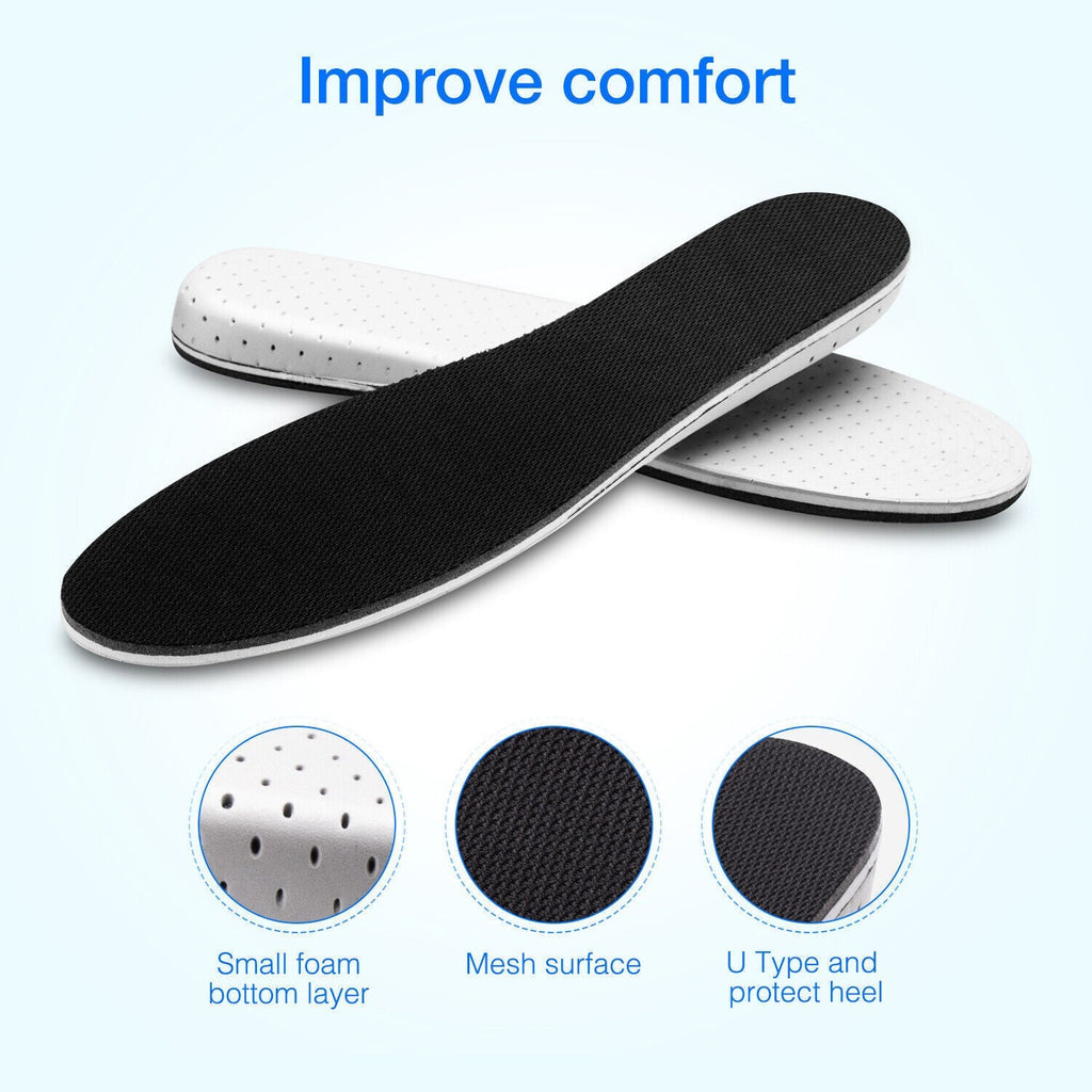 Men Women Invisible Height Increase Insoles Heel Lift Taller Shoe Puce Gaia