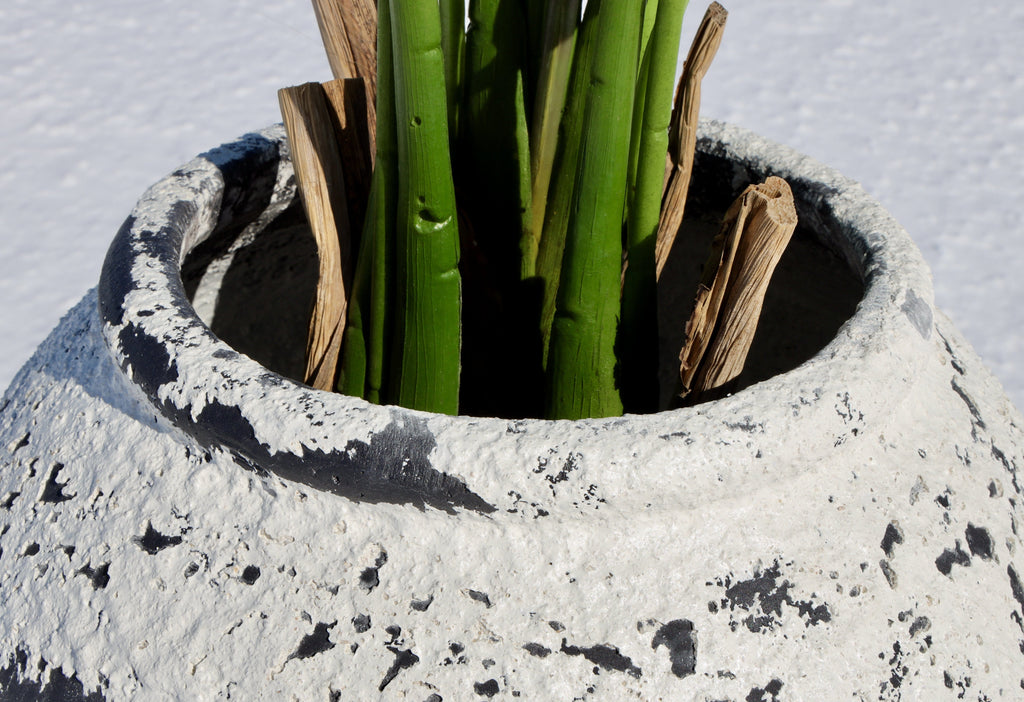 Athens Cement Planter 14''