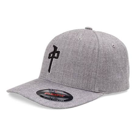Gorra Flexfit 'OG Puffy' de Red Dragon - Gris espiga