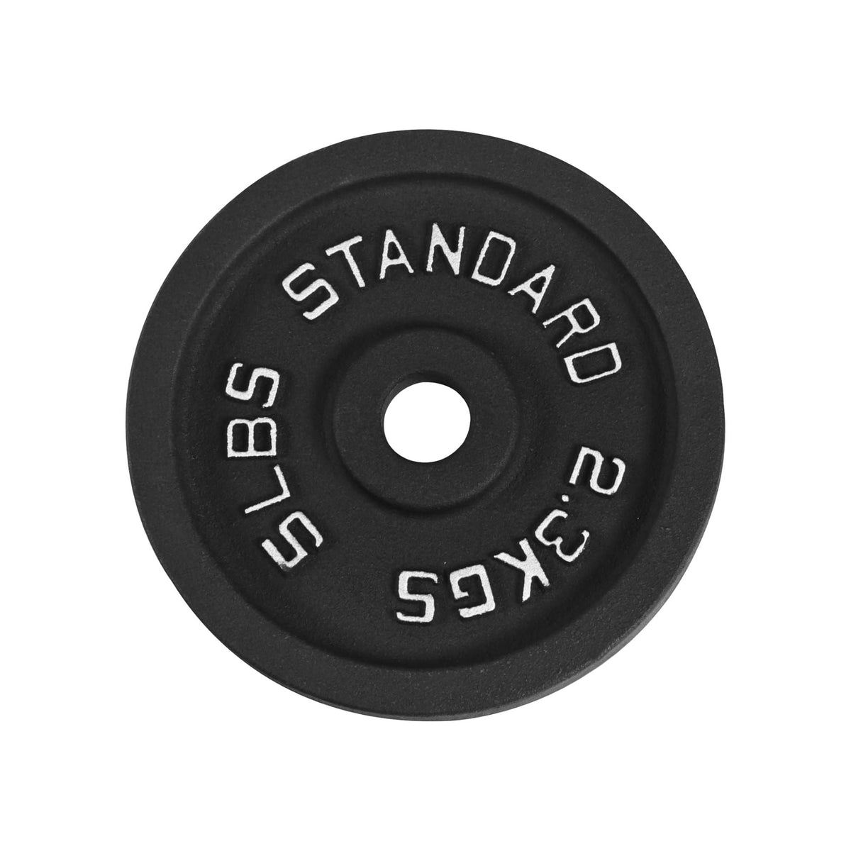 Poids en fonte - Standard, Olympique en livres et en kilogrammes