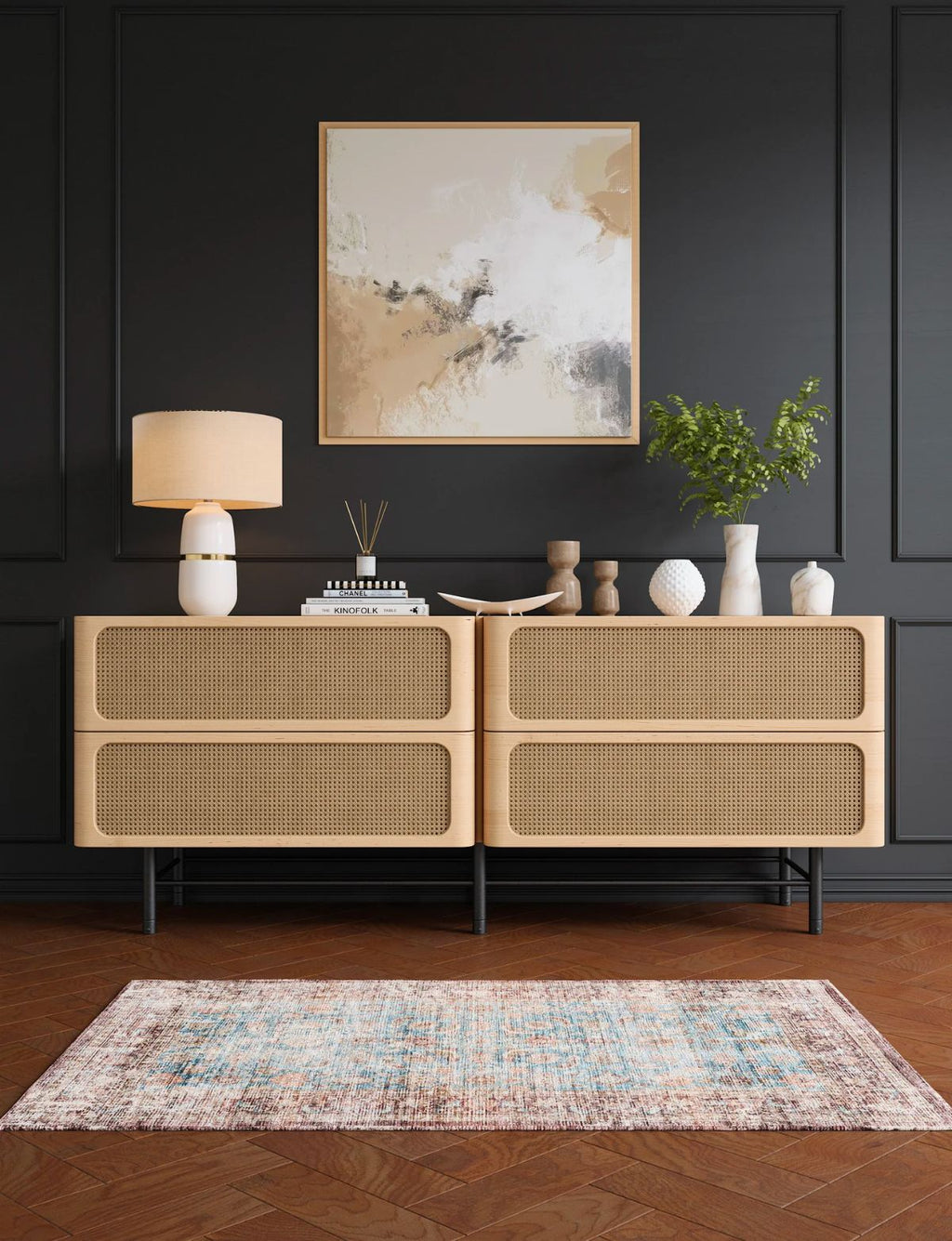 Zariah Brick Lagoon Rug