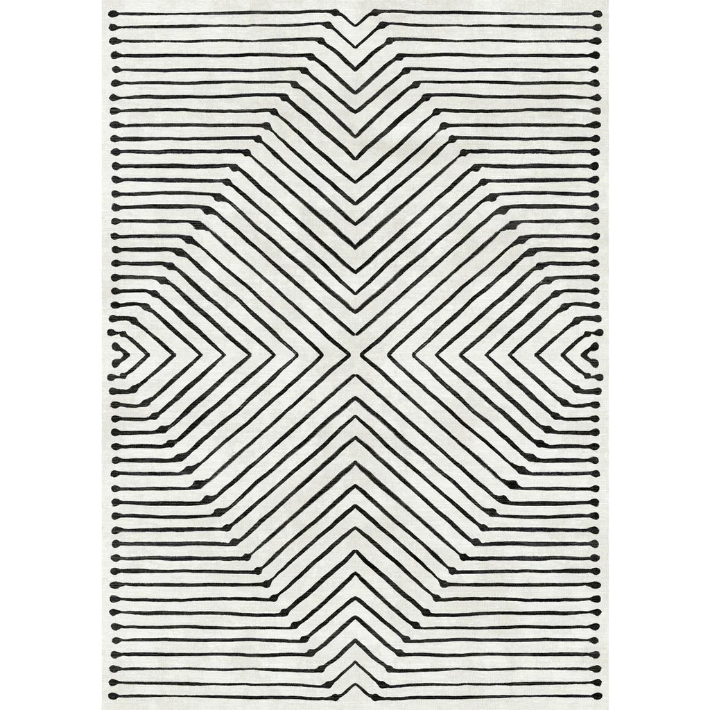 Calator Black & Ivory Rug