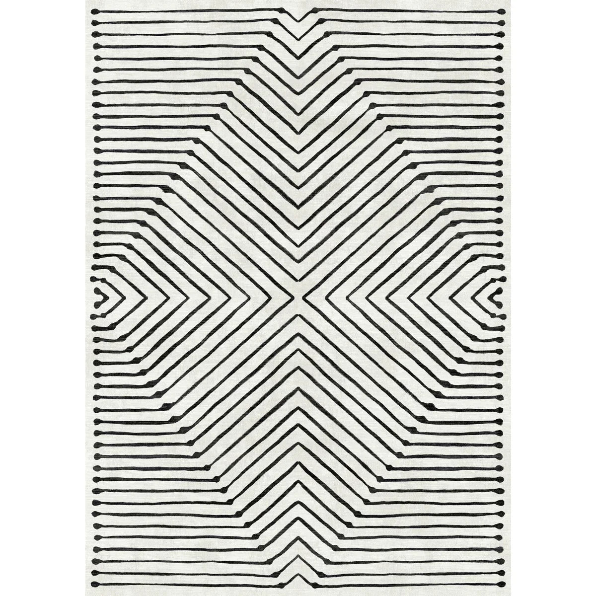 Calator Black & Ivory Rug