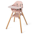 6 in 1 Convertible Highchair with Safety Harness and Removable Tray-Pink