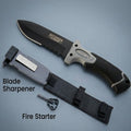 11" Dagger Hunting Knife - Black