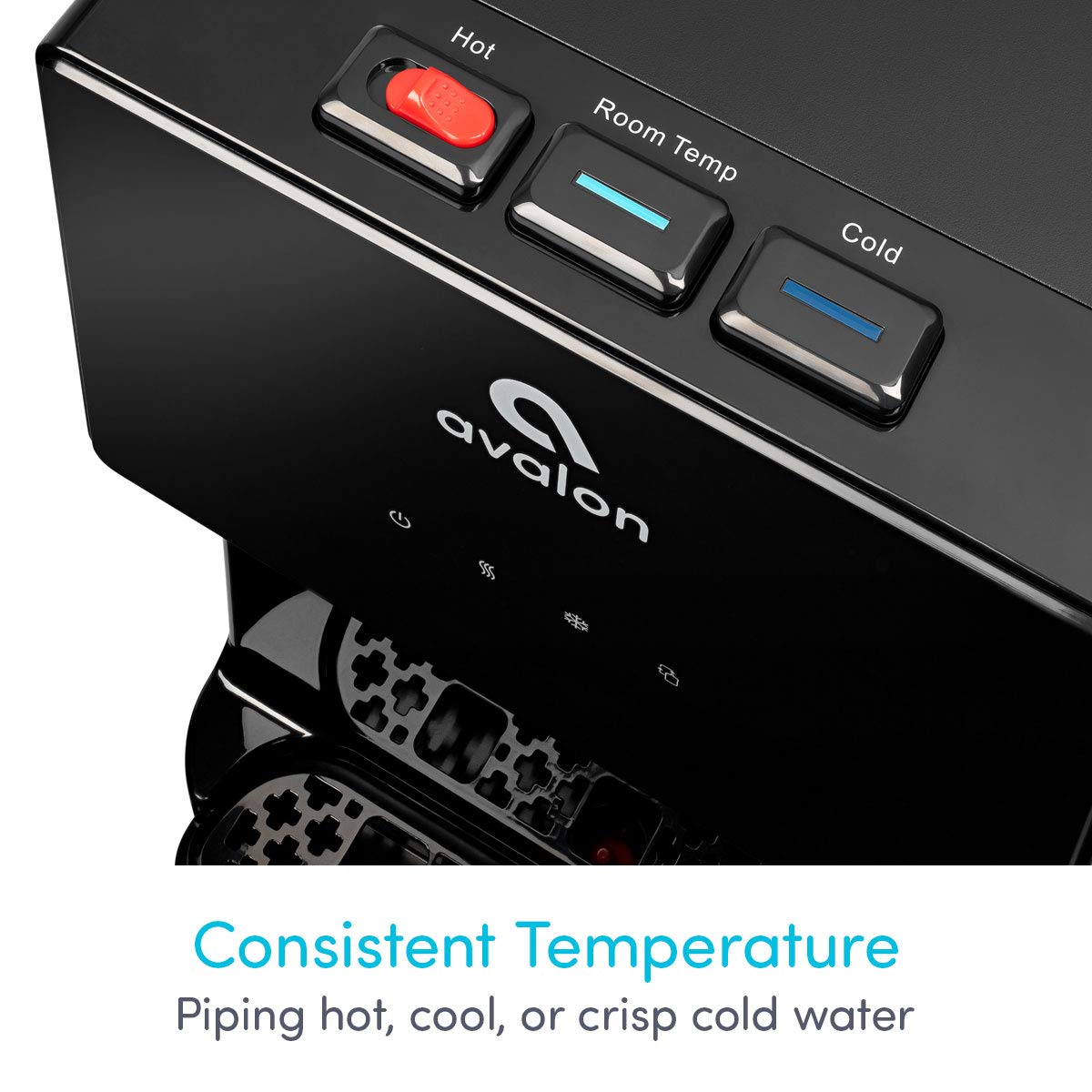 Avalon ボトムローディング ウォーターサーバー 3段階温度設定 UL/Energy Star認証取得 ブラック＆ステンレススチール 🍁 All In One Marketplace Canada