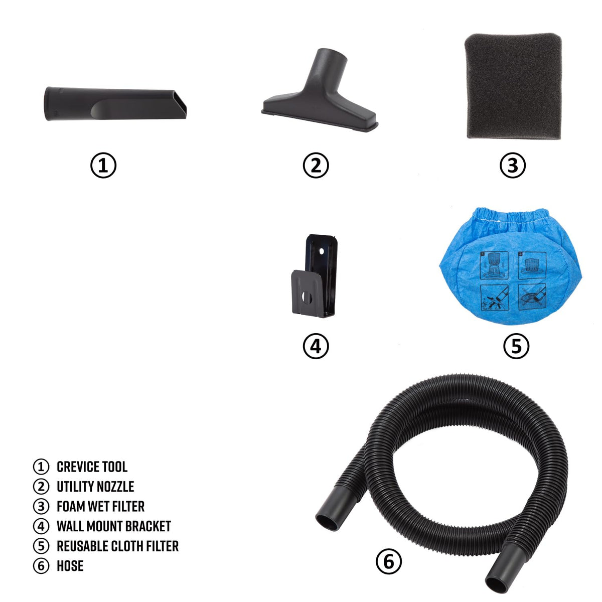Armor All 1.5ガロン 2ピーク馬力 Vac-Mate 乾湿両用掃除機、AA155、オレンジ 🍁 All In One Marketplace Canada