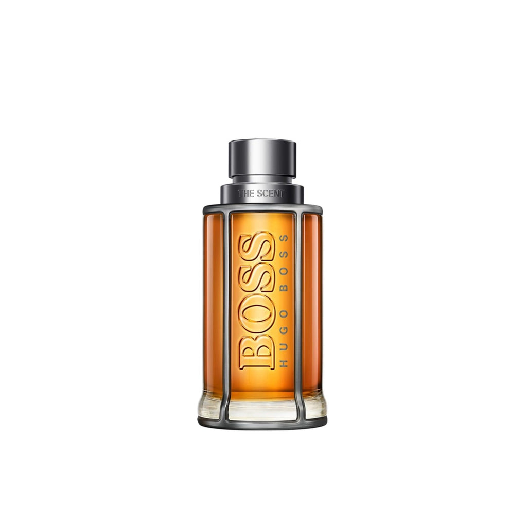 BOSS Bottled The Scent After Shave for Men - Oriental spicy masculine fragrance with ginger, maninka fruit, leather accords notes, 100ml