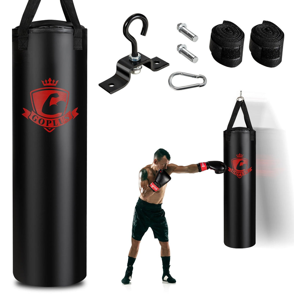 Kit de sac de frappe rempli avec gants de boxe - 28,6 kg