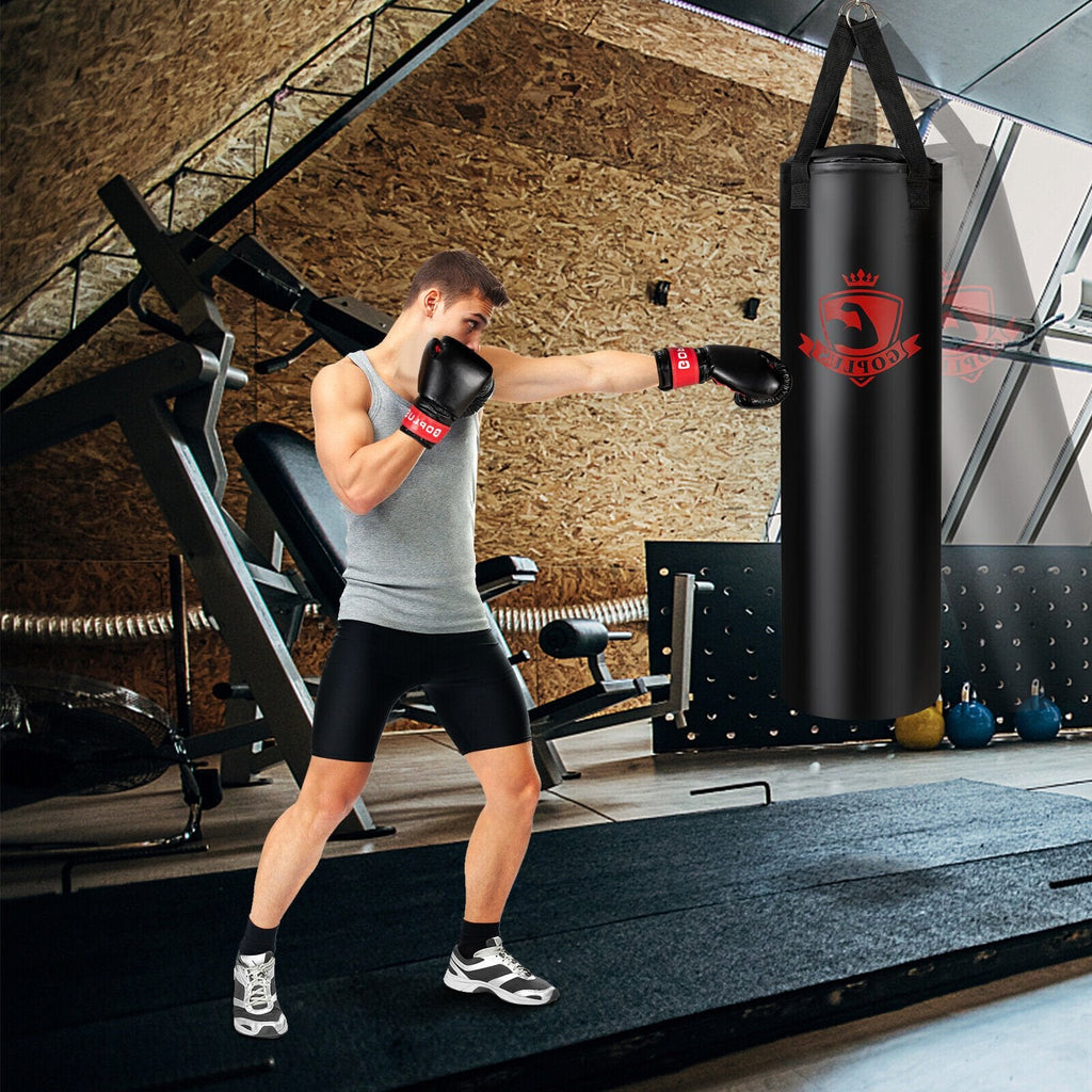 Kit de sac de frappe rempli avec gants de boxe - 28,6 kg