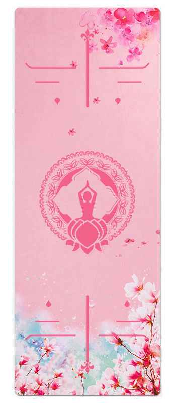 Rutschfeste Yogamatte – Fitness-Trainingsmatte aus Gummi