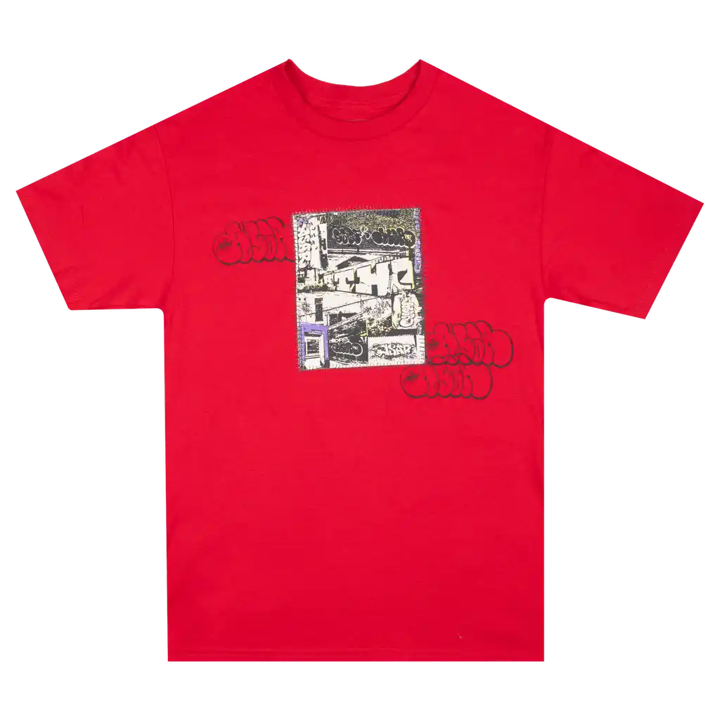Camiseta Frosted Skateboards 'Asar Stuff P1' - Roja