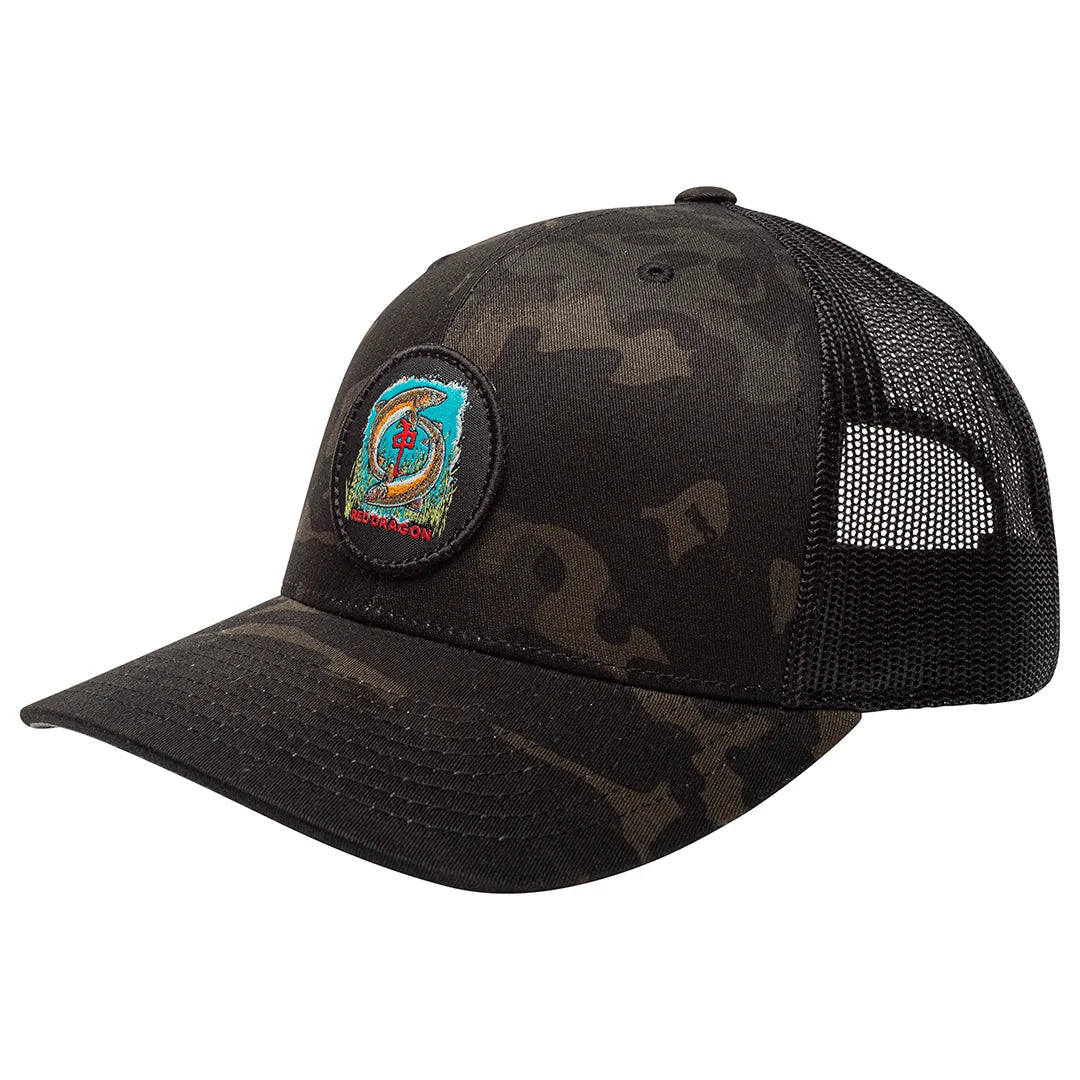 Gorra Snapback 'Brookie' de Red Dragon - Negro/Camuflaje