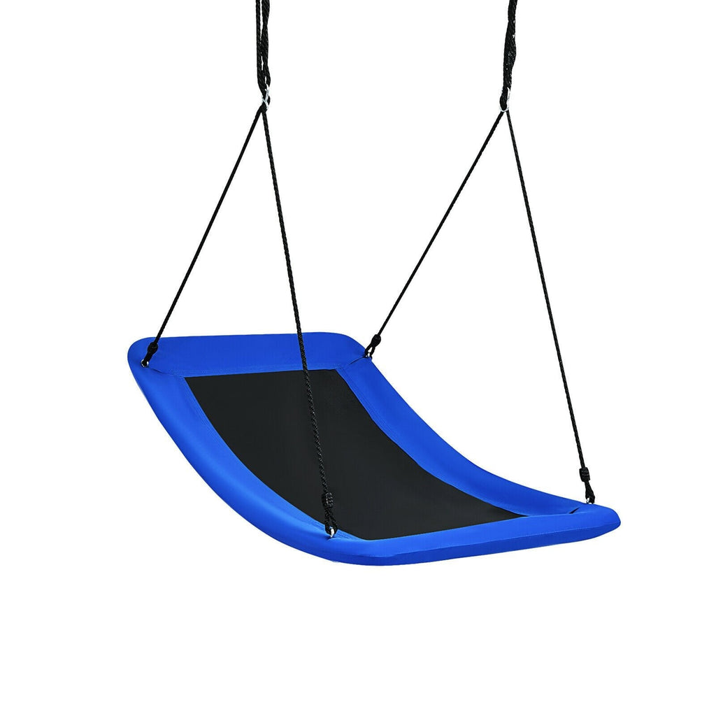 700 lbs belastbare, 152 cm große Plattform-Baumschaukel für Kinder und Erwachsene - Blau