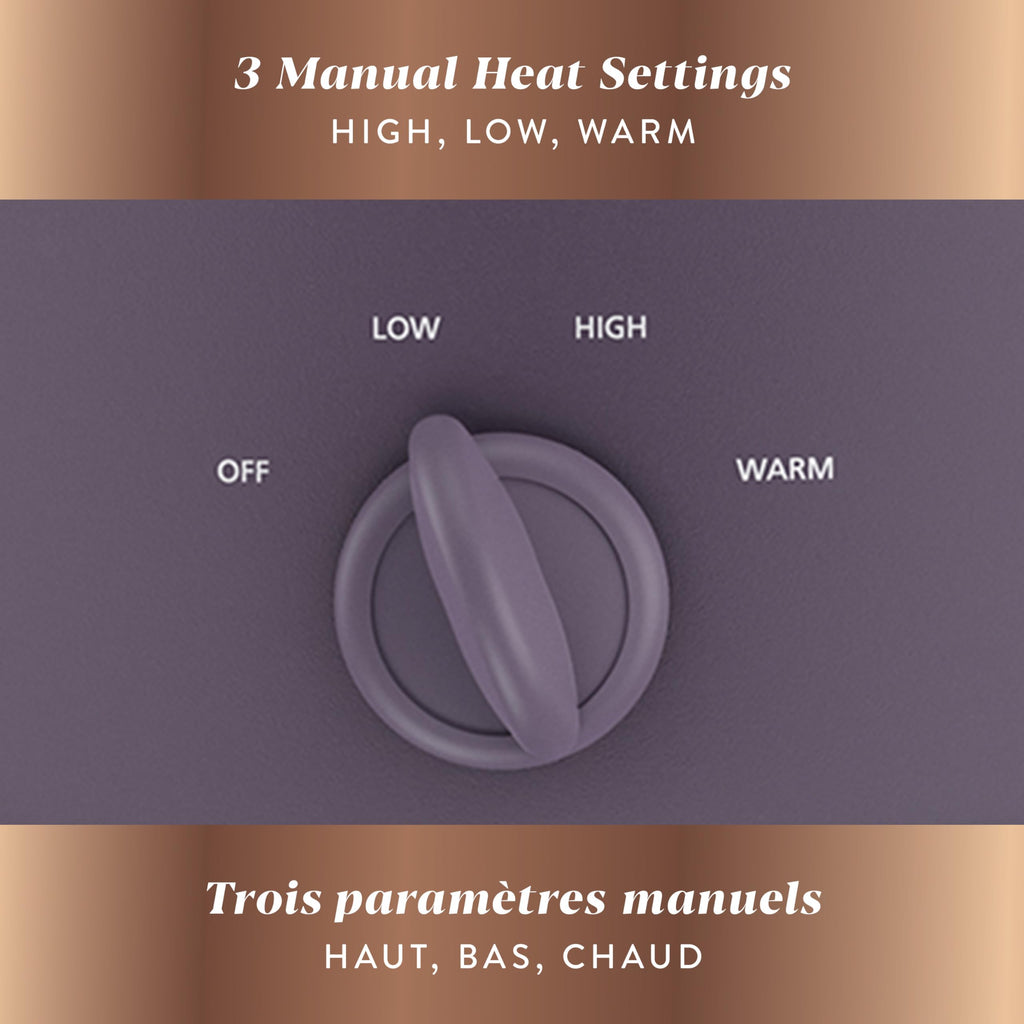Crock-Pot Design Series 7-Quart Manual Slow Cooker, Purple Potato 🍁 All In One Marketplace Canada