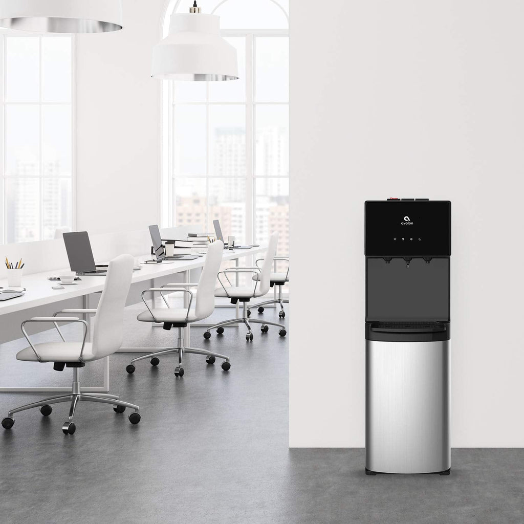 Avalon ボトムローディング ウォーターサーバー 3段階温度設定 UL/Energy Star認証取得 ブラック＆ステンレススチール 🍁 All In One Marketplace Canada