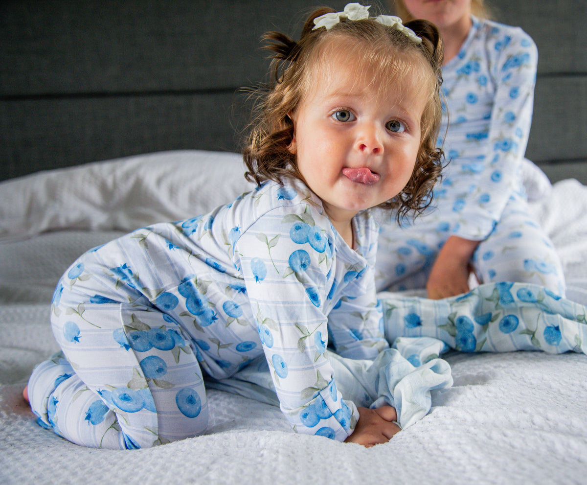 Pijama azul aciano