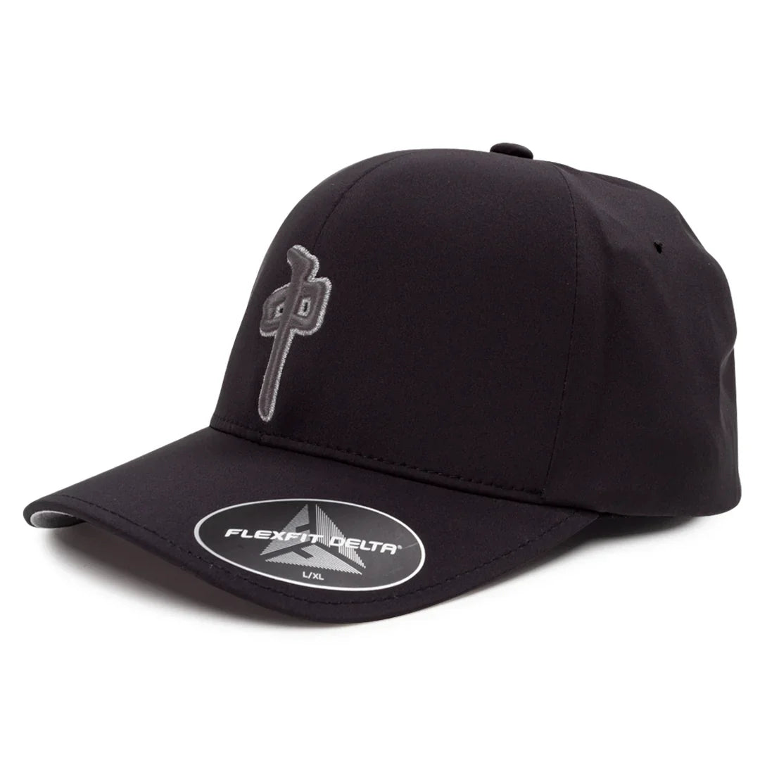 Gorra Flexfit Delta 'OG Puffy' de Red Dragon - Negro/Gris
