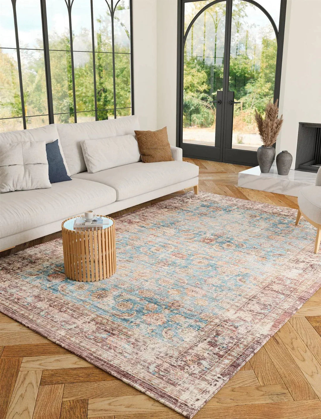 Zariah Brick Lagoon Rug