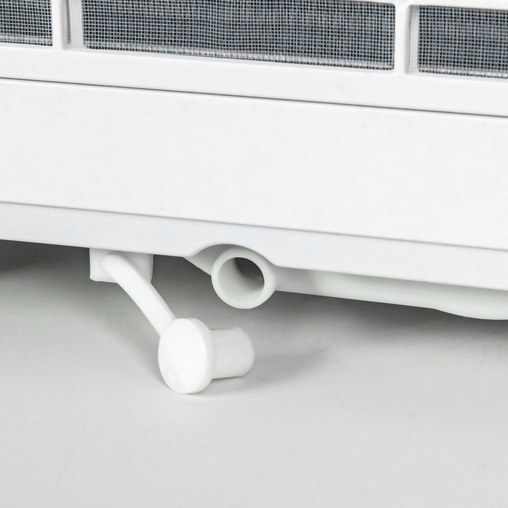Aire acondicionado portátil de 8000 BTU con ventilador y modo deshumidificador, blanco, 250 pies cuadrados