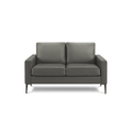 Causeuse de 58" avec deux coussins de Monarch - RA-02 - PU gris (8J32A02)