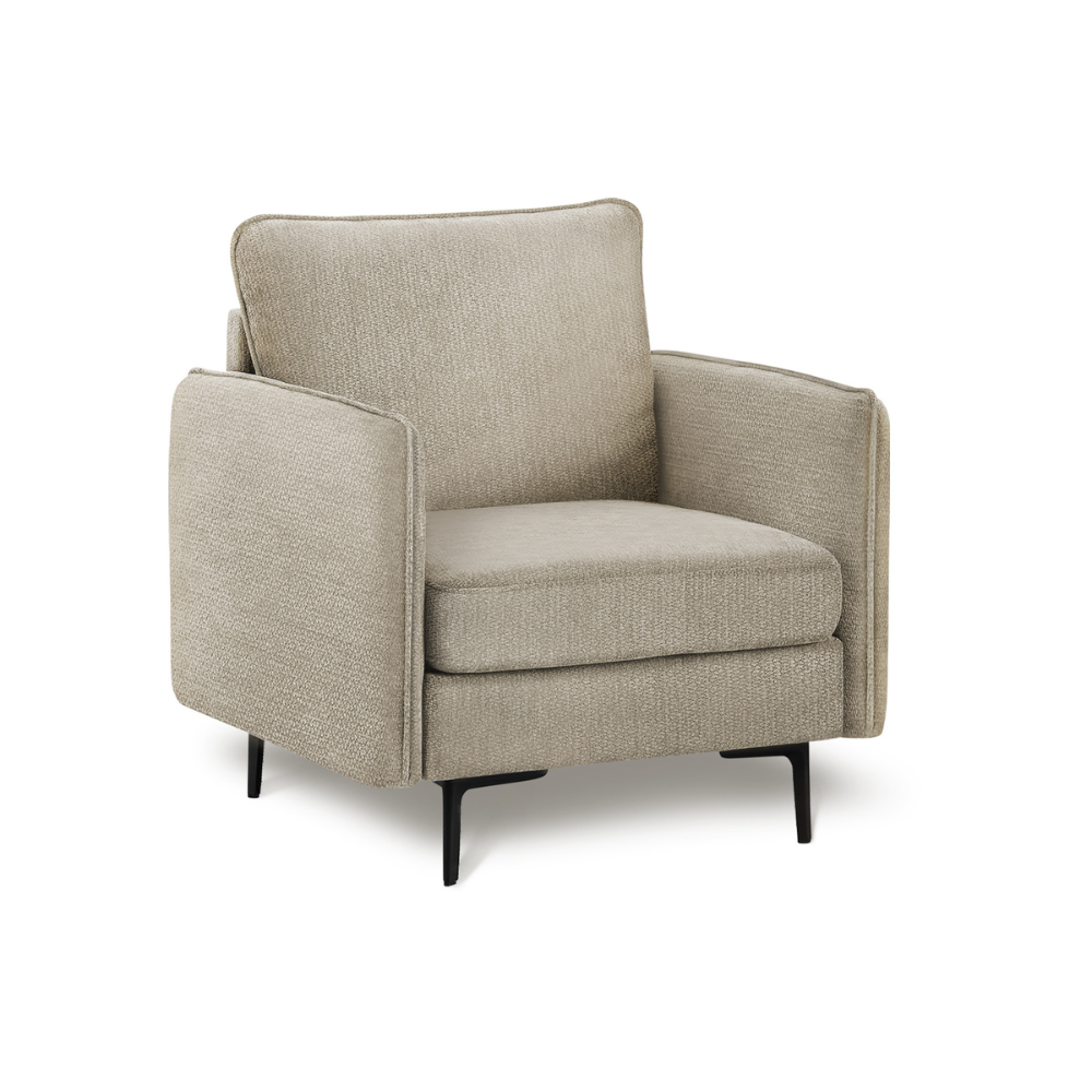Fauteuil de 32" de Monarch - COACH-4 - tissu beige (8K11C04)