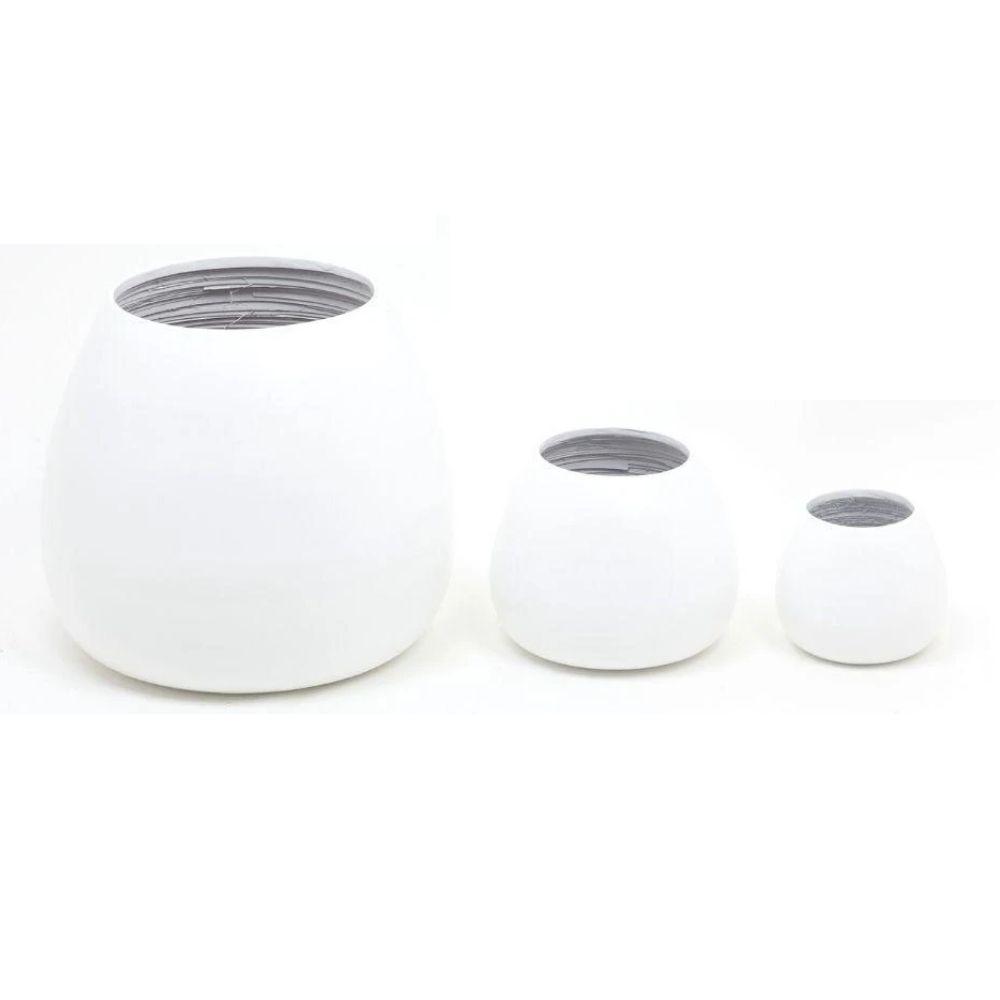 Margo - White Bamboo Floor Planter