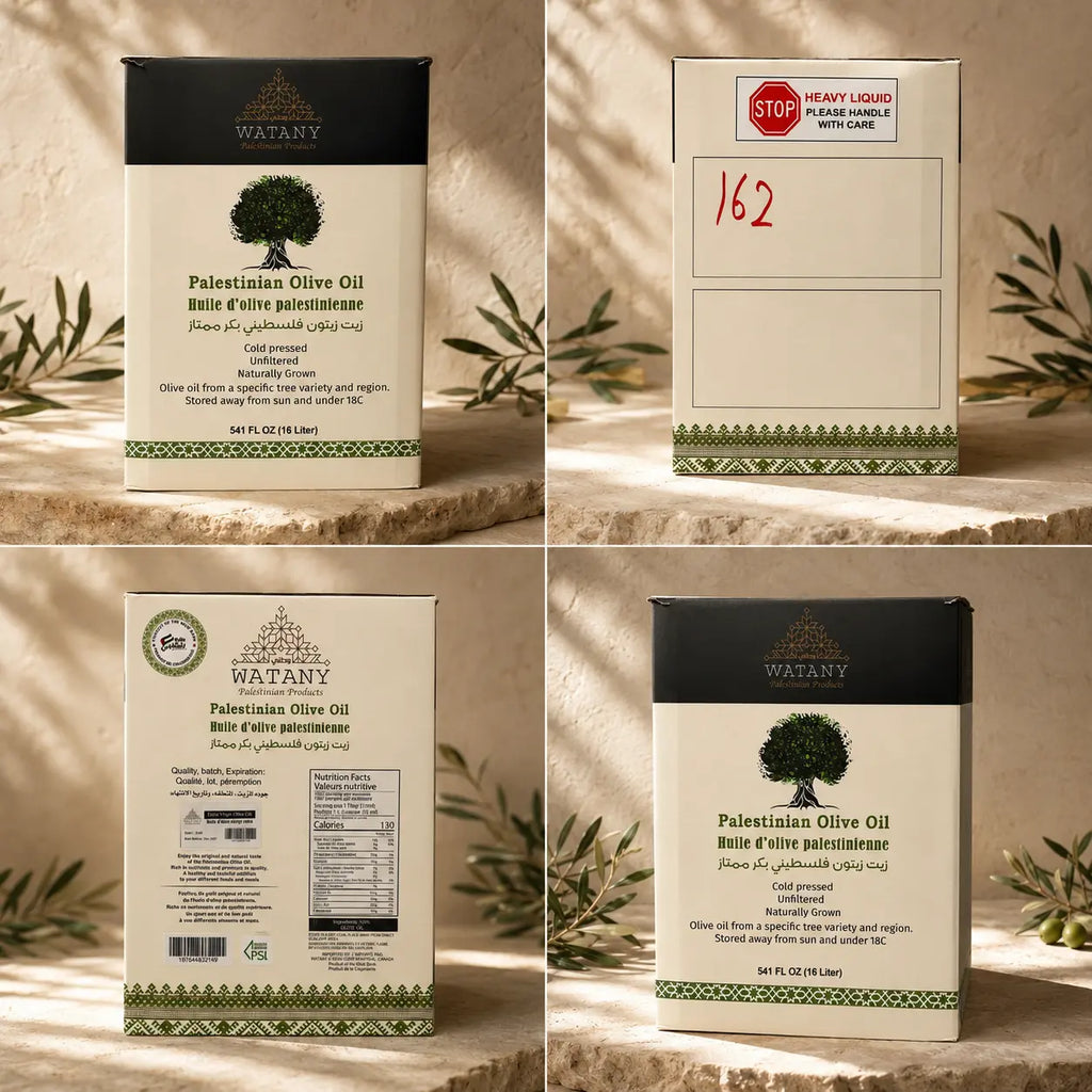 Salfit Palestinian Extra Virgin Olive Oil – 1L & 16L
