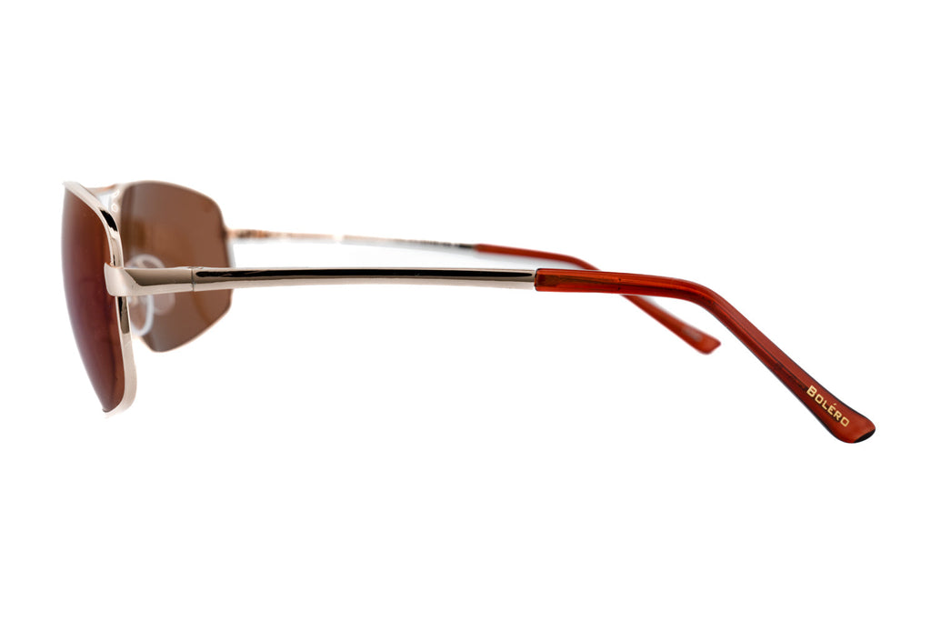 Boléro Alestro — Gafas de sol polarizadas con montura metálica tipo browline