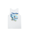 Dark Seas 'Reel Legends' Tank Top - White