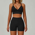 Women’s Seamless Tight Yoga Set – Waist-Slimming Quick-Dry Workout Activewear