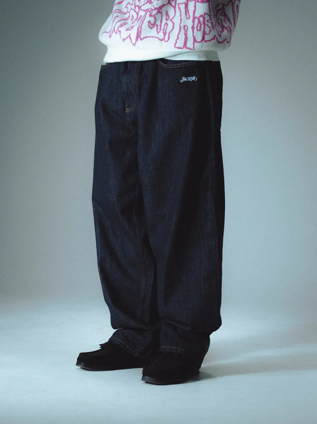 Pantalones Baggy de Mezclilla 'Classic' Jacker - Crudo