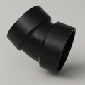 LESSO ABS 22,5°-Bogen — Muffe × Muffe, Abwasser (DWV), cUPC-zertifiziert