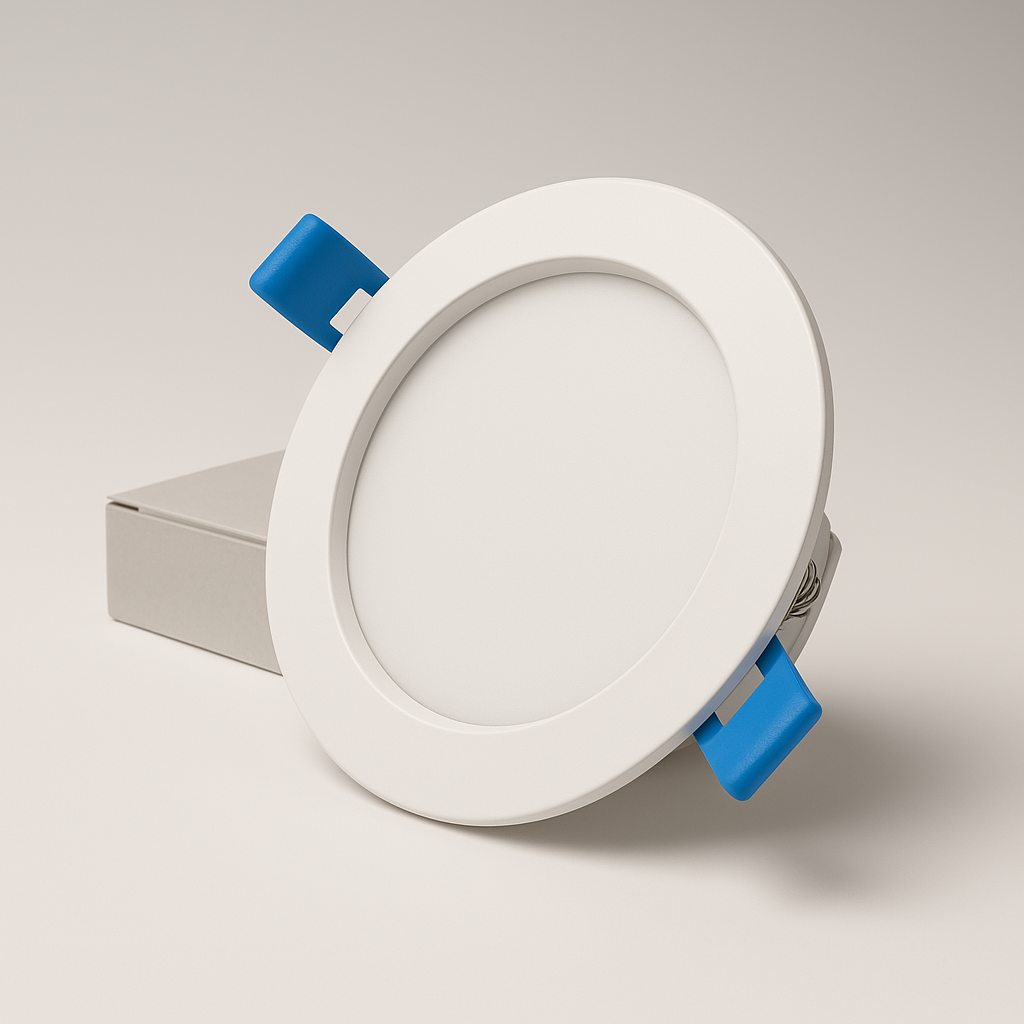 Luvelle Luz empotrada LED delgada de 6″ — 1050lm, sin lata, 5CCT, Energy Star, ETL, clasificación IC