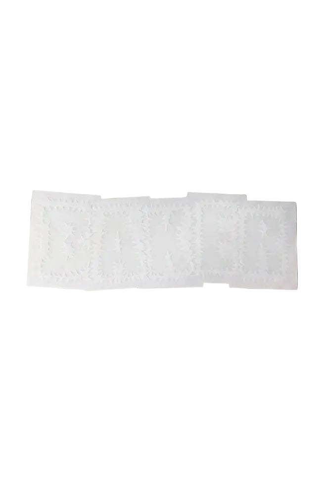 Adhesivo Baker 'Stars Logo' - Blanco