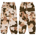 Pantalones de chándal cargo 'Polygon' de Red Dragon - Arena/Camuflaje