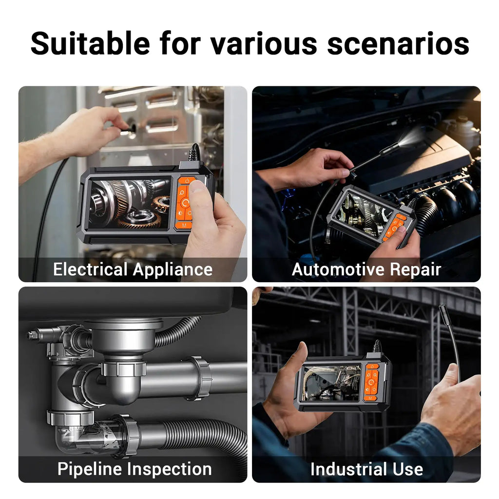 Cámara de inspección endoscópica industrial 8mm 1080P IP67