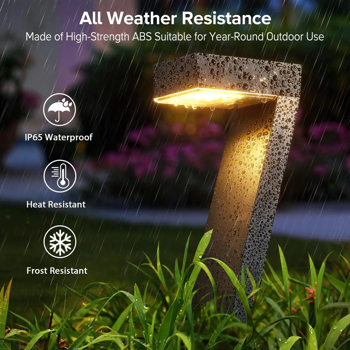 Verbesserte helle LED-Solarleuchten für draußen, IP65-wasserdichte Solar-Gartenleuchten für Hof, Einfahrt und Gehweg zur Dekoration