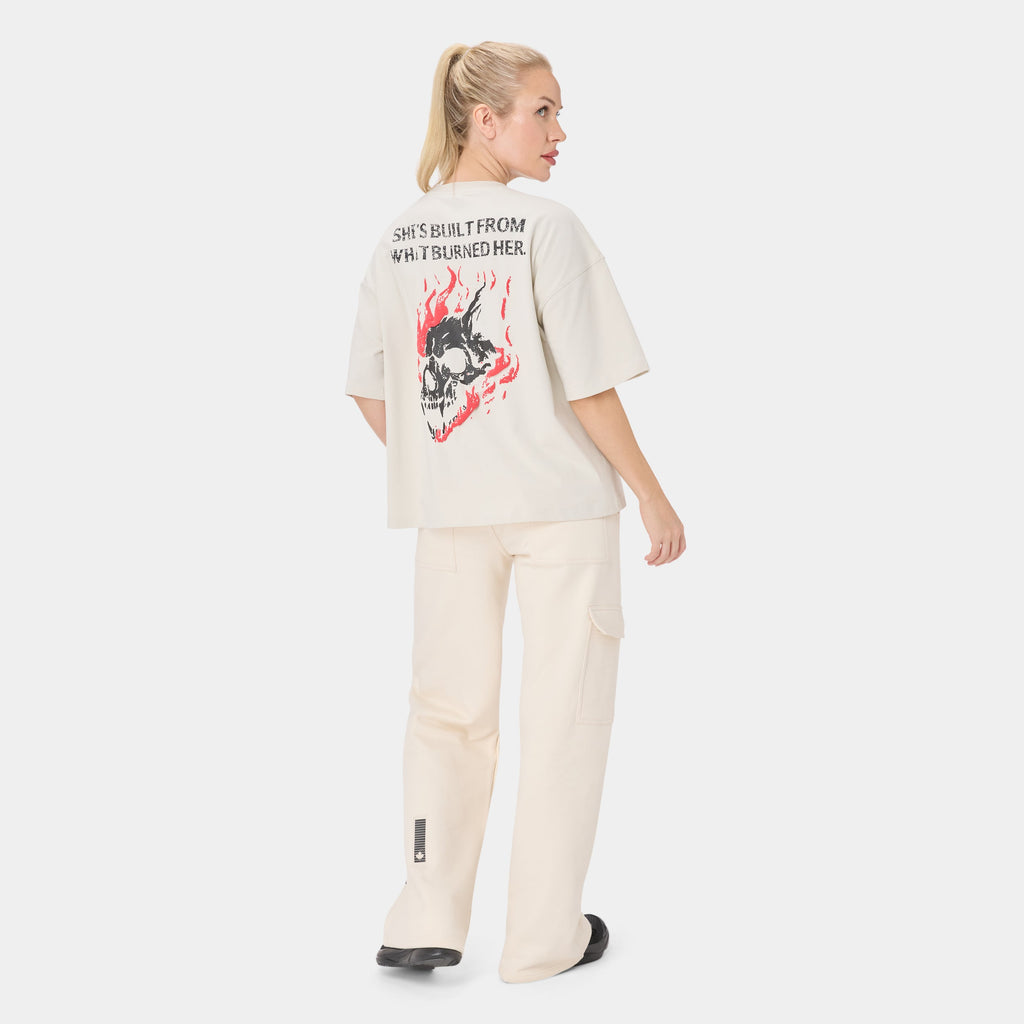 ALPHAFIRE OVERSIZED-T-SHIRT — TACTICAL BEIGE