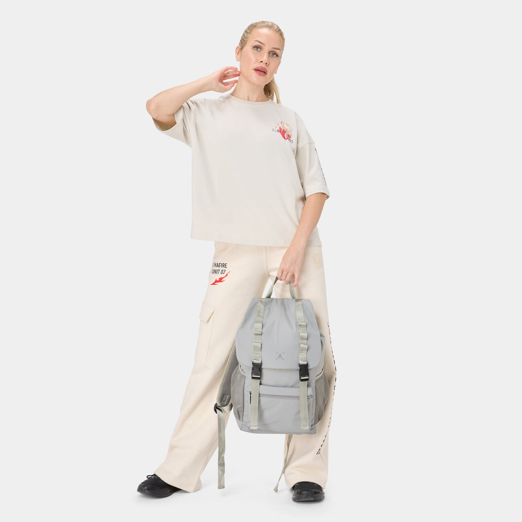 ALPHAFIRE OVERSIZED-T-SHIRT — TACTICAL BEIGE